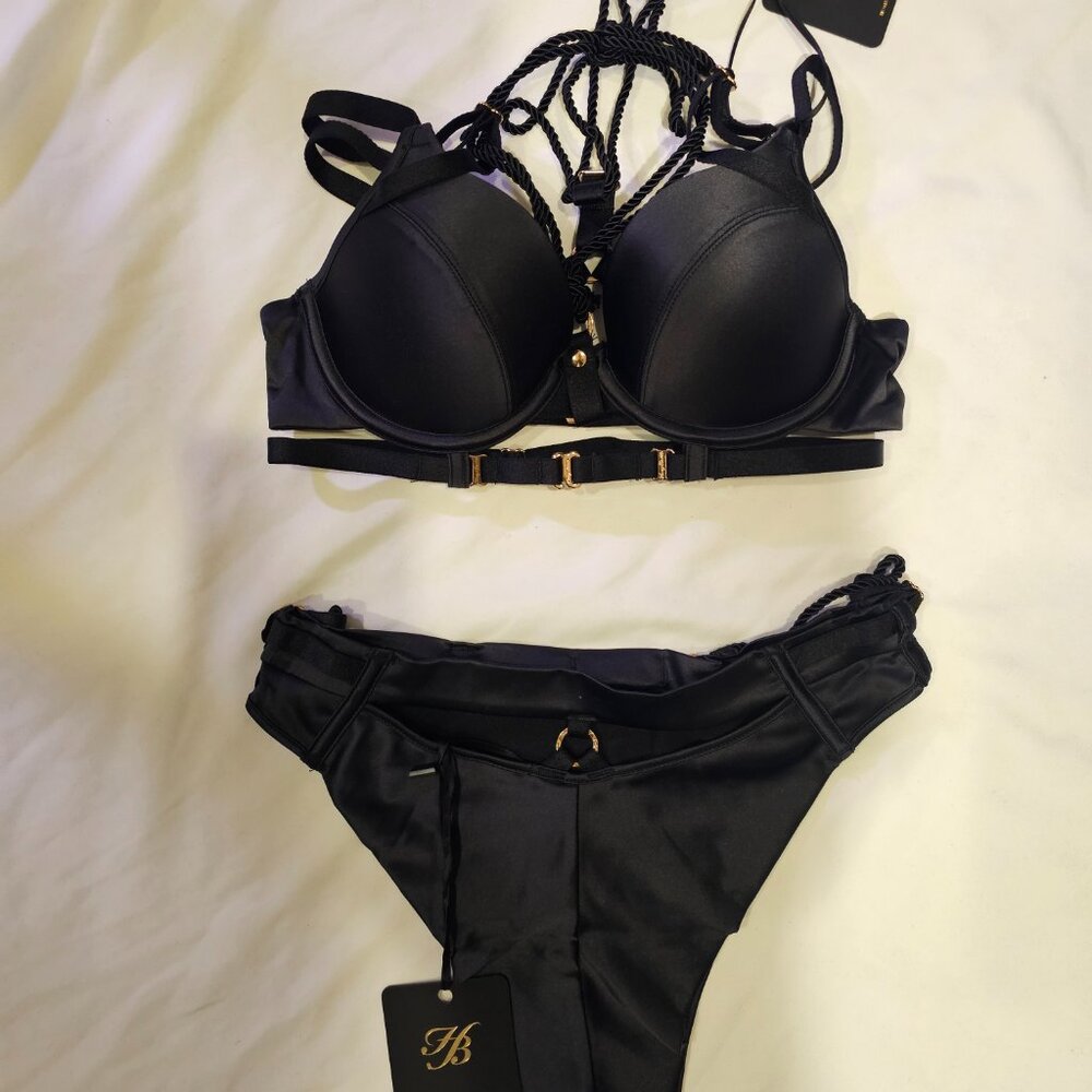 Honey Birdette Shibari Bra and Panty Set- Sold Out- 32B and XS- New With Tags